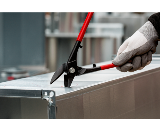 Ножици за ламарина 0.6-1.2 mm ляв и прав срез BAHCO 584D