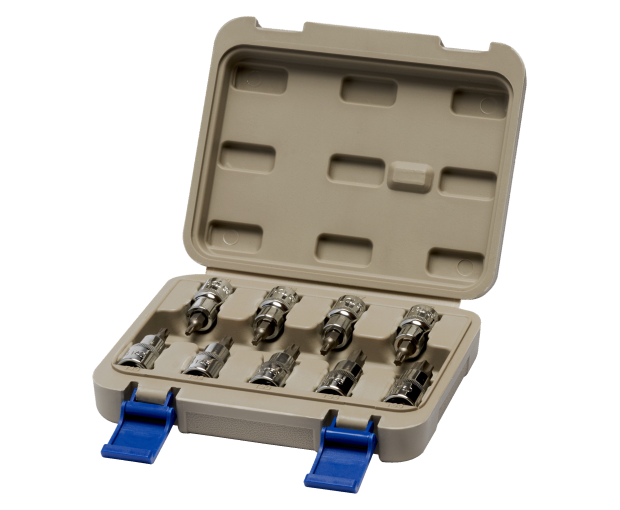 Комплект вложки на 1/2' с накрайник TORX, 9 броя Irimo 129-9T-4