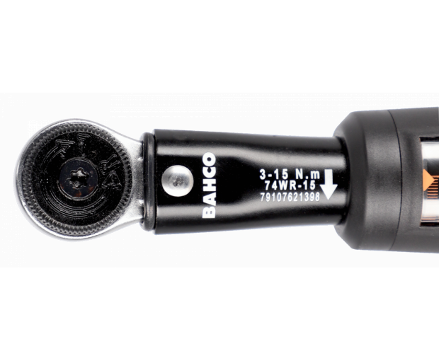 Динамометричен ключ на 1/4'' 5-25 Nm BAHCO 74WR-25