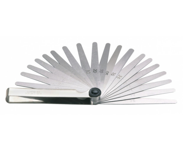 Луфтомерни пластини 20 броя 0.05 - 1.0 mm BAHCO 1547