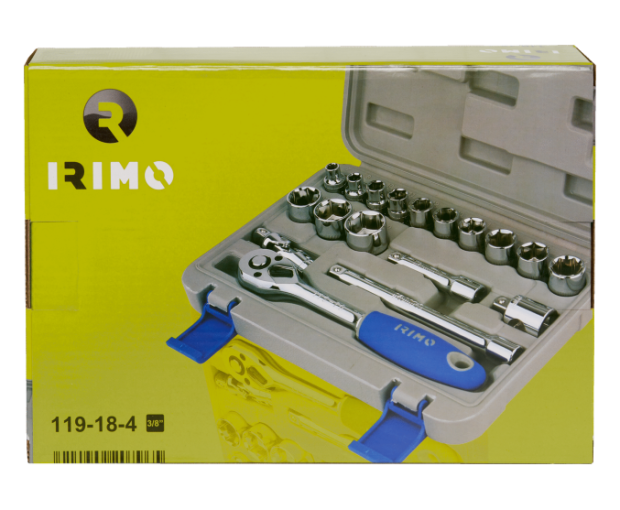 К-т вложки и аксесоари 3/8, 18 части Irimo 119-18-4