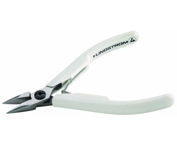 Клещи с къси полуобли гладки челюсти 120 mm ESD Lindstrom 7893