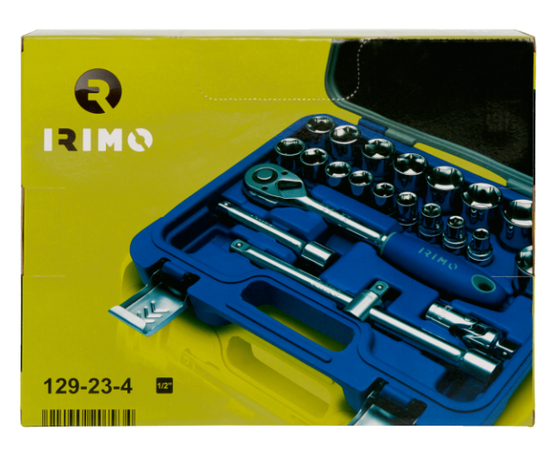 Комплект вложки и аксесоари на 1/2'', 23 части Irimo 129-23-4