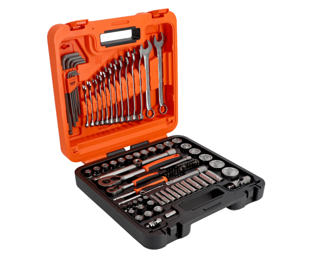 Комплект вложки и аксесоари на 1/4'' и 1/2'', 98 части BAHCO S98MC1H