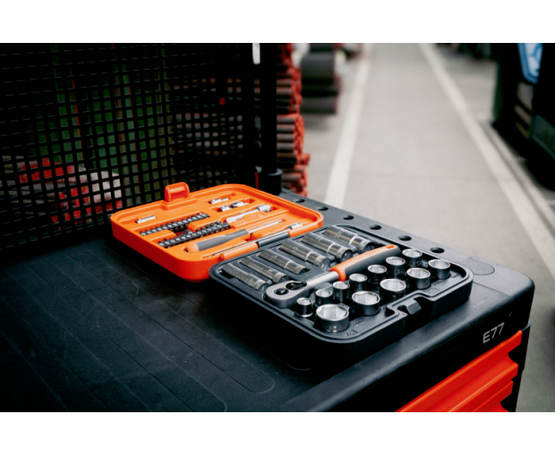 Комплект вложки и аксесоари на 3/8'', 51 части BAHCO S51MC3H