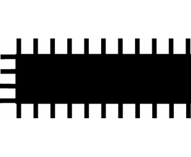 Плоска пила с дръжка - 250 mm BAHCO 1-100-10-3-2
