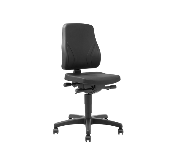 Инд.стол с колела и кожена тапицерия All-In-One 2