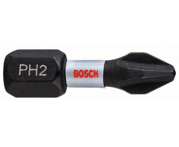 Битове BOSCH Impact Control PH2, 2 бр. 25 mm, 2608522403
