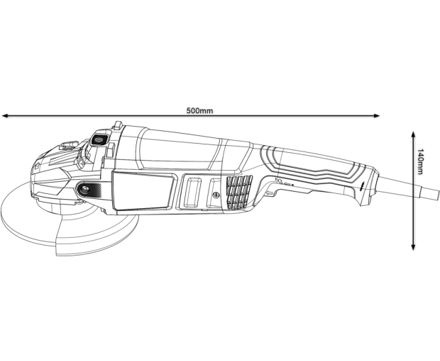 Ъглошлайф BOSCH GWS 2200, 06018C1120