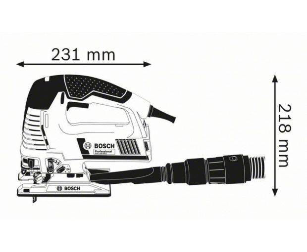 Прободен трион BOSCH GST 160 BCE, 0601518000