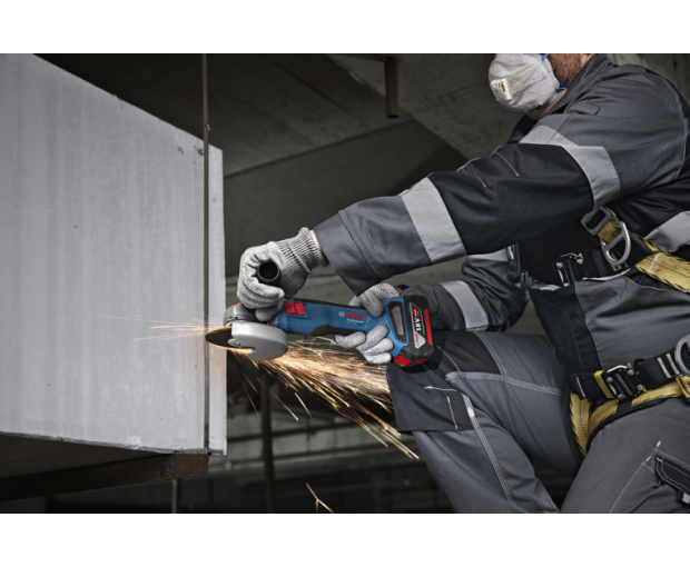 Акумулаторен ъглошлайф BOSCH GWS 18V-8, solo, 06019N9000
