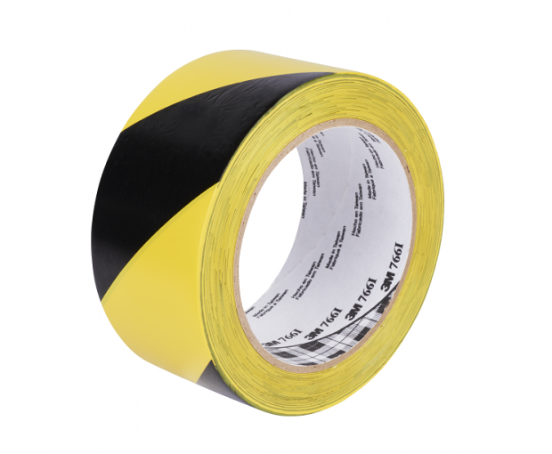 Маркираща лента 3М™ 766i жълто/черна 50 mm х 33 m