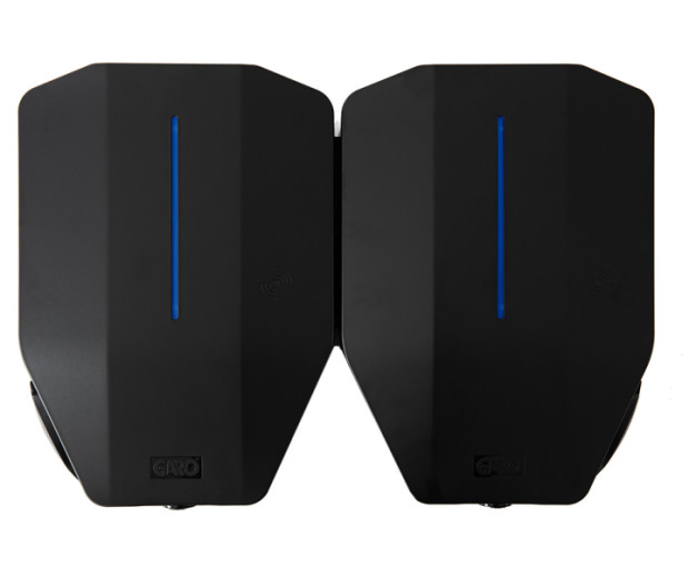 Зарядна станция Двойна GARO Entity PRO 2х22 kW с контакт