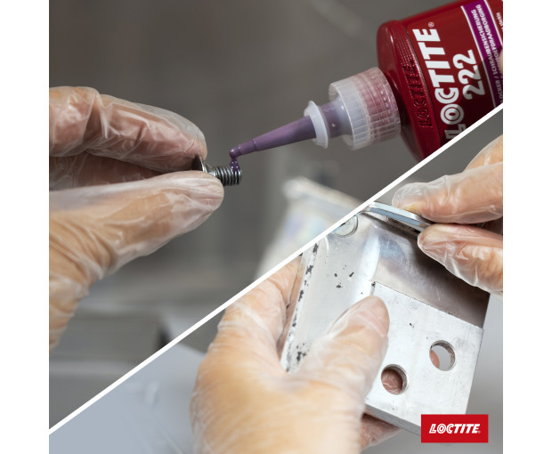 Осигурител за резби ниска якост Loctite 222 - 50ml