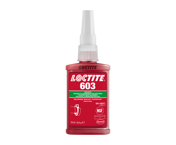 Лепило за цилиндрични детайли и лагери Loctite 603 - 50ml