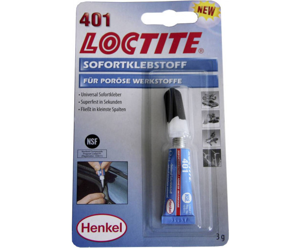 Секундно лепило Loctite 401 - 3g