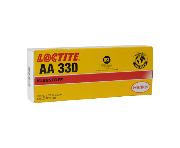 Комплект акрилно лепило  Loctite АА 330 + активатор SF 7388 -  50+40ml