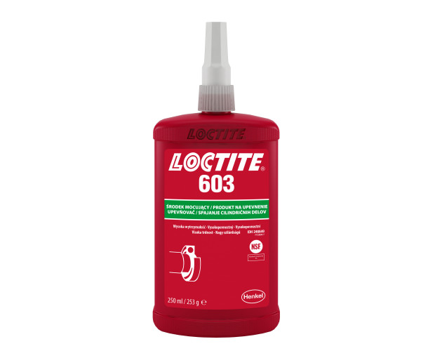 Лепило за цилиндрични детайли LOCTITE 603 - 250ml