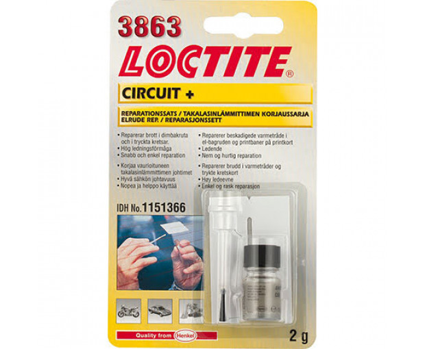 Комплект за ремонт на подгревател на задно стъкло LOCTITE MR 3863 Circuit, 2g