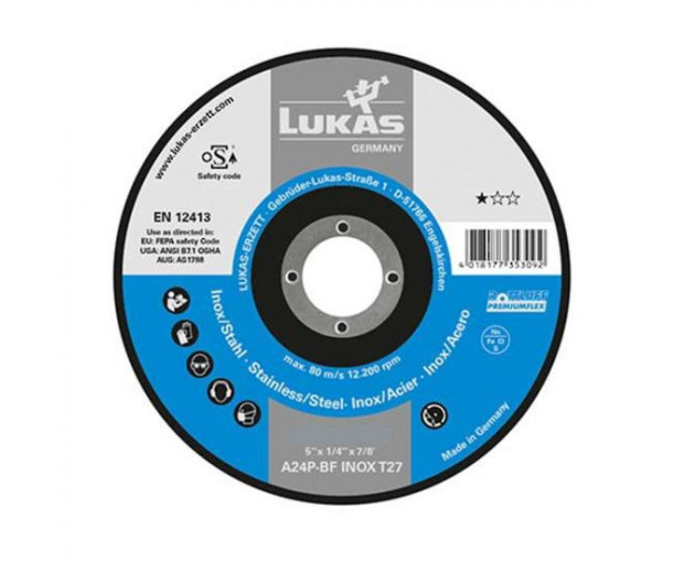 Диск за стомана - плосък Lukas  T41 115x1.0x22.23