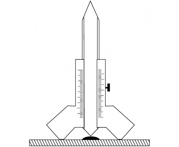 Заваръчен катетометър 20 mm Limit
