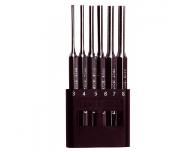 К-т пробойници / избивачи 3 - 8 mm  Teng Tools