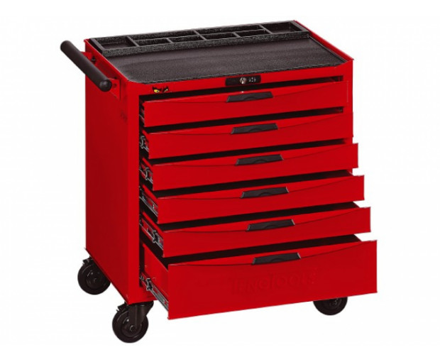 Количка с инструменти  6 чекмеджета 195 части Teng Tools TCW806N