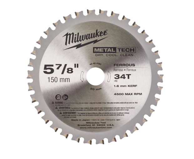 Циркулярен диск за метал Milwaukee 150x20x34, 48404080