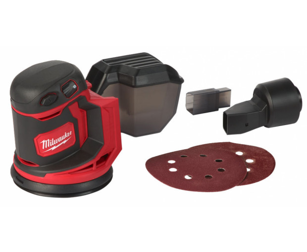 Акумулаторен ексцентършлайф Milwaukee, M18BOS125-0