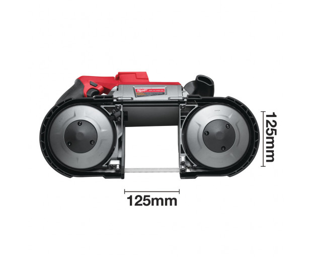 Акумулаторна лентоотрезна машина Milwaukee, M18CBS125-0