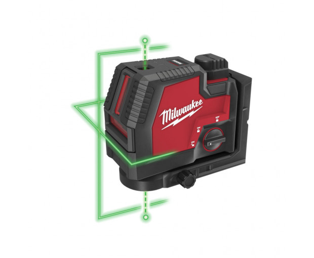 Акумулаторен лазерен нивелир Milwaukee, L4CLLP-301C