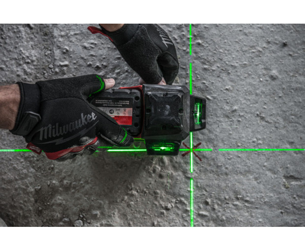Акумулаторен линеен лазерен нивелир Milwaukee, M123PL-401C