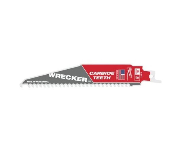 Нож за саблен трион Milwaukee TCT Wrecker 150x6TPI, 5 бр