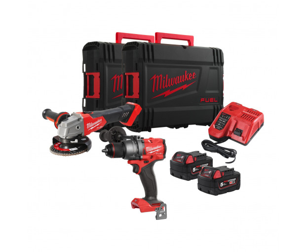 Комплект акумулаторни машини Milwaukee M18FPP2E3-502X