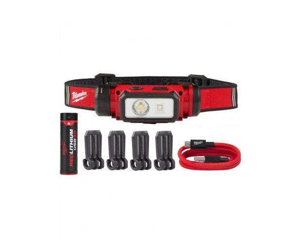 Акумулаторен челник Milwaukee  L4HL2-301 USB  600 lum