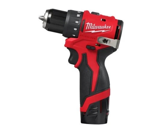 Акумулаторен винтоверт Milwaukee M12BLDDRC-202C