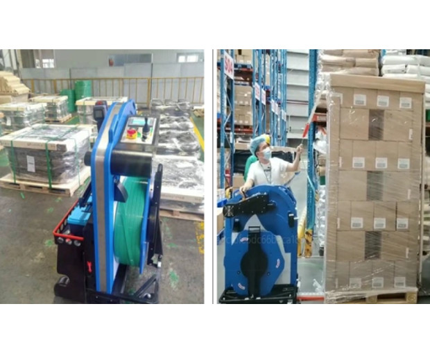 Полуавтоматична машина за опаковане на палети TP-800