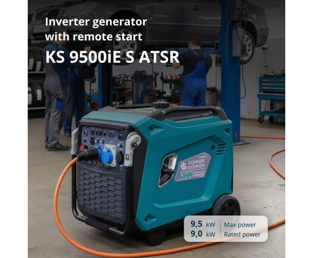 Генератор инверторен Konner & Sohnen KS 9500iE S ATSR