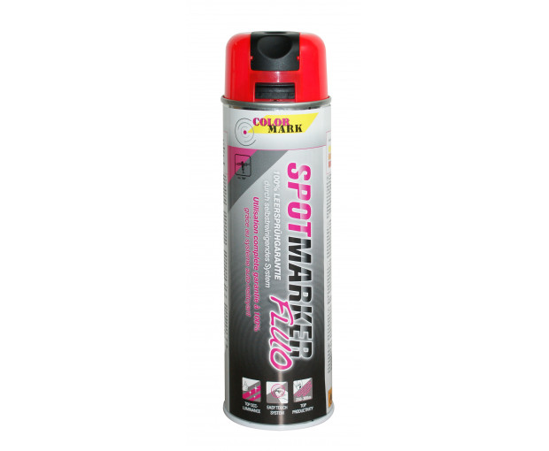Светлоотразителен червен спрей маркиращ SPOTMARKER FLUO 500 ml