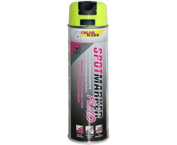 Светлоотразителен жълт спрей маркиращ SPOTMARKER FLUO 500 ml
