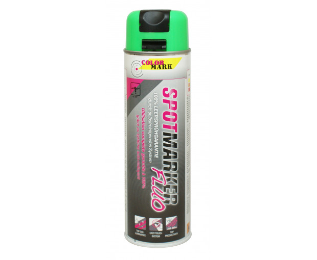 Светлоотразителен зелен спрей маркиращ SPOTMARKER FLUO 500 ml