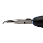 ESD Клещи с полуобли гладки челюсти под ъгъл 60' 155.5 mm Lindstrom RX 7892