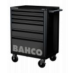 Мобилно работно място с 6 чекмеджета BAHCO 1472K6BLACK