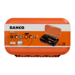 Комплект вложки и аксесоари на 1/4'', 34 части BAHCO S34MC8H