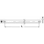 Лист за ръчна ножовка 300 mm BAHCO 3906-300-14-100
