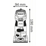 Фреза за кантове BOSCH GKF 600, 060160A100