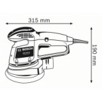 Eксцентършлайф BOSCH GEX 34-150, 0601372800