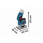 Акумулаторна оберфреза BOSCH Solo GKF 12V-8, 06016B0002