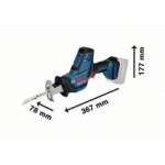 Акумулаторен саблен трион BOSCH GSA 18 V-Li C Solo, 06016A5001