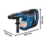 Акумулаторен перфоратор BOSCH GBH18V-40, solo XL Boxx, 0611917120
